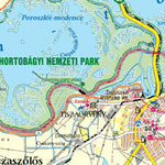 Szarvas András private entrepreneur Tisza-tó környéke, Tisza lake and environs, digital map