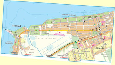 Szarvas András private entrepreneur Zamárdi-Szántód city map, várostérkép digital map