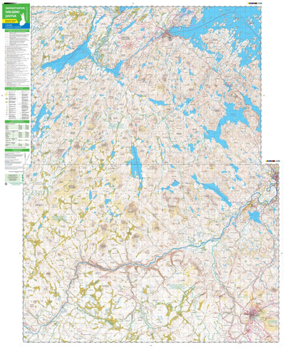 Tapio Palvelut Oy / Karttakeskus Hammastunturi 1:50 000 digital map