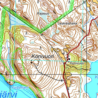 Tapio Palvelut Oy / Karttakeskus Isojärvi 1:25 000 digital map