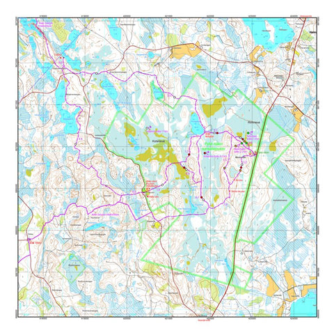 Tapio Palvelut Oy / Karttakeskus Pyhä-Häkki 1:25 000 digital map