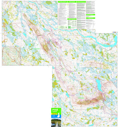 Tapio Palvelut Oy / Karttakeskus Pyhä-Luosto 1:25 000 digital map