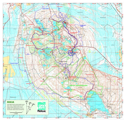 Tapio Palvelut Oy / Karttakeskus Rokuan kansallispuisto 1:25 000 digital map