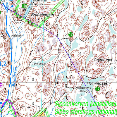 Tapio Palvelut Oy / Karttakeskus Sipoonkorpi 1:20 000 digital map