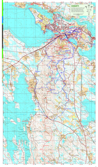 Tapio Palvelut Oy / Karttakeskus Vuokatti 1:25 000 digital map