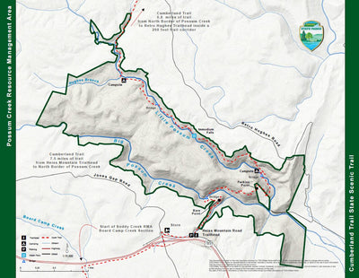Tennessee State Parks The Cumberland Trail - Possum Creek Trailheads bundle exclusive