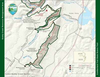 Tennessee State Parks The Cumberland Trail - Soddy Creek Lower Trailheads bundle exclusive