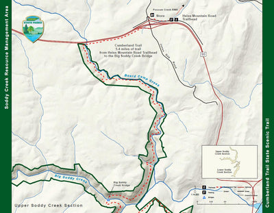 Tennessee State Parks The Cumberland Trail - Soddy Creek Upper Trailheads bundle exclusive