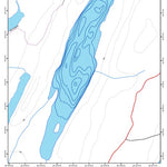 TERFA André (lac) - Bathymétrie digital map