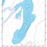 TERFA Chasseur (lac) - Bathymétrie digital map
