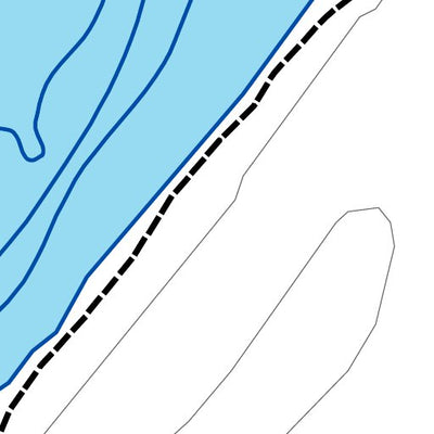 TERFA Trinité (Grand lac) - Bathymétrie digital map