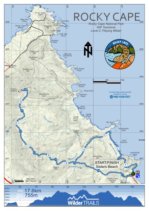 Rocky Cape Map by Terrainium Pty Ltd | Avenza Maps