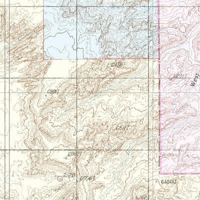 TESS Cartography Beef Basin and White Rim Trail ATV/OHV Trail System Map digital map