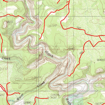 TESS Cartography Hatch Point and Behind the Rocks ATV/OHV Trail System Map digital map