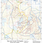 TESS Cartography Hook and Ladder San Juan County, Utah ATV / OHV Trail System Map digital map