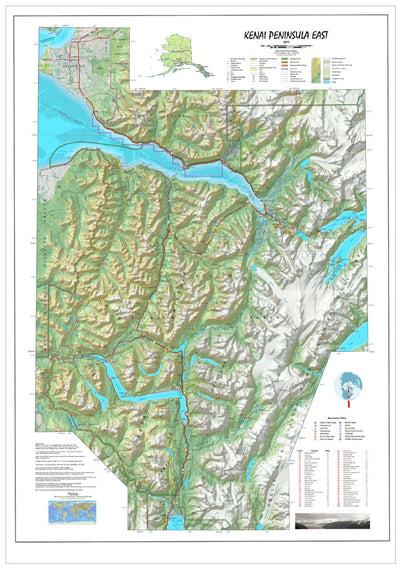 TESS Cartography Kenai Peninsula East Alaska digital map