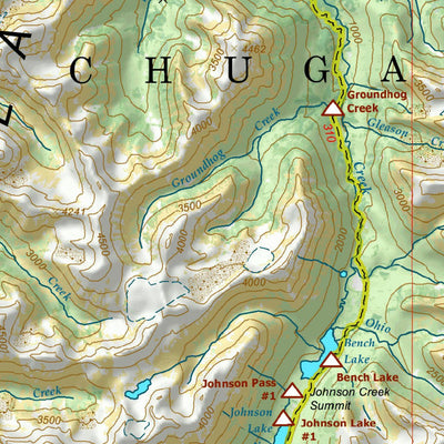 TESS Cartography Kenai Peninsula East Alaska digital map