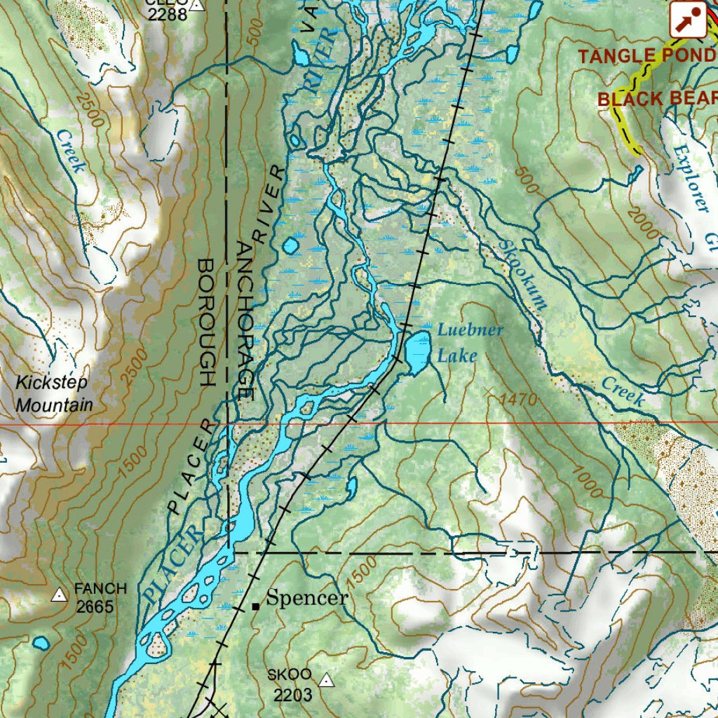 Kenai Peninsula East Alaska Map by TESS Cartography | Avenza Maps