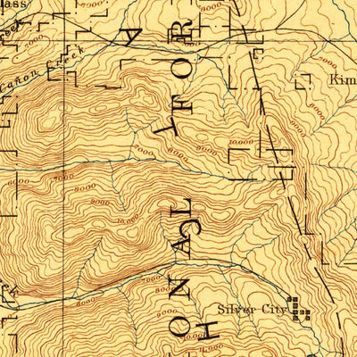 TESS Cartography Salt Lake Utah 1885 Edition Reprint 1921 digital map