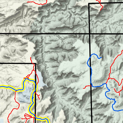 TESS Cartography San Juan County Travel Plan Index Map ATV OHV Trail System digital map