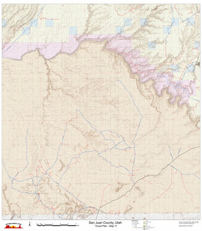 TESS Cartography San Juan County Utah Travel Plan - Map 11 digital map