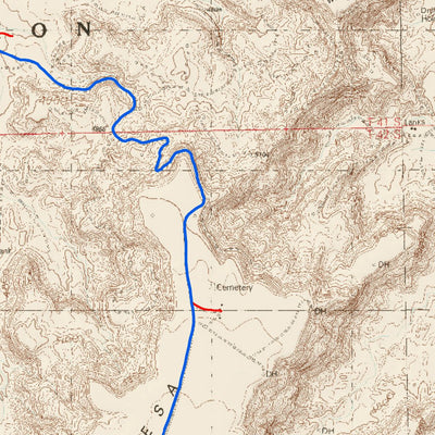 TESS Cartography San Juan County Utah Travel Plan - Map 13 digital map