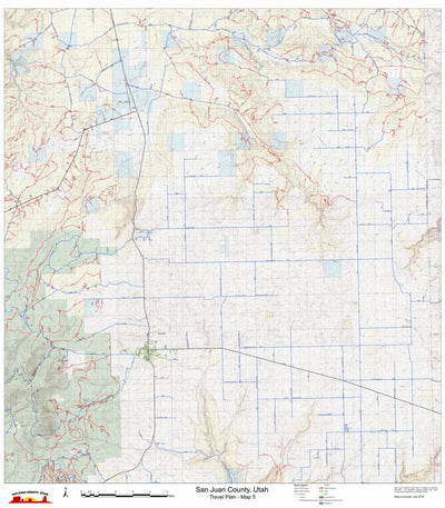 TESS Cartography San Juan County Utah Travel Plan - Map 5 digital map