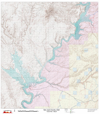 TESS Cartography San Juan County Utah Travel Plan - Map 6 digital map