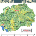 Three Scale Strategy Republic of Macedonia digital map