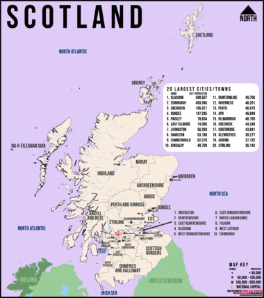 Three Scale Strategy Scotland digital map