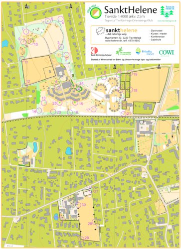 Tisvilde Hegn Orienterings Klub SanktHelene digital map