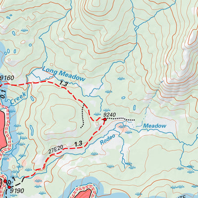 Tom Harrison Maps Dinkey Lakes Wilderness digital map
