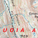 Tom Harrison Maps John Muir Trail Map #9 digital map