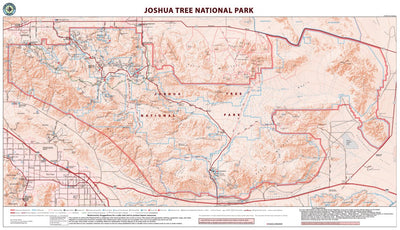 Tom Harrison Maps Joshua Tree National Park digital map