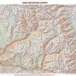 Tom Harrison Maps Kings Canyon High Country digital map