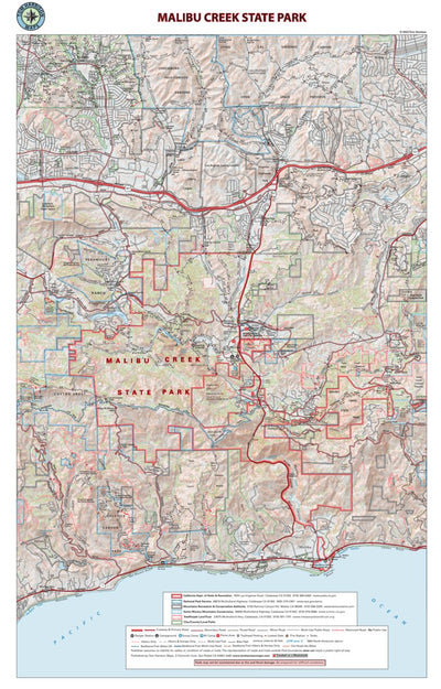 Tom Harrison Maps Malibu Creek State Park digital map