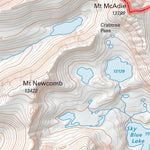 Tom Harrison Maps Mt Whitney Zone digital map
