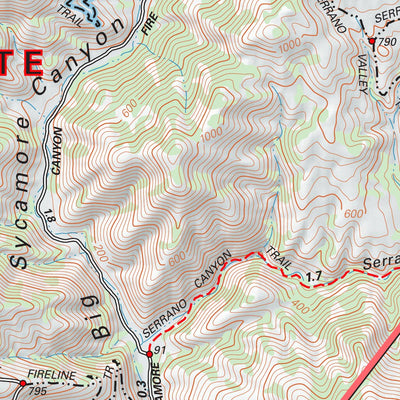 Tom Harrison Maps Pt Mugu State Park digital map
