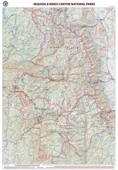 Tom Harrison Maps Sequoia & Kings Canyon National Parks digital map