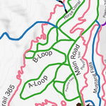 Trails Foundation of Northern Utah Ogden Nordic Winter Map digital map