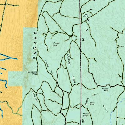 Trusted Trail Maps Inc. Butch Cassidy Trail Utah digital map