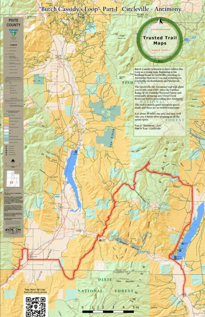 Trusted Trail Maps Inc. Circleville-Antimony 