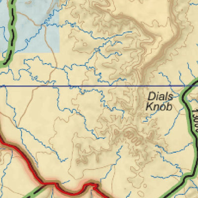 Trusted Trail Maps Inc. ClayPoint - Ticaboo Utah digital map