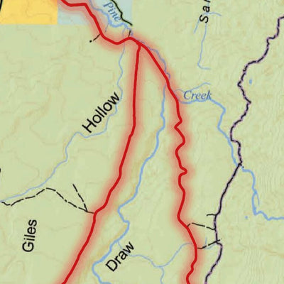 Trusted Trail Maps Inc. Dark Valley OHV Trail - Loa Utah digital map