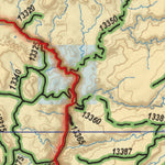 Trusted Trail Maps Inc. Indian Springs Loop Trail - Ticaboo Utah digital map
