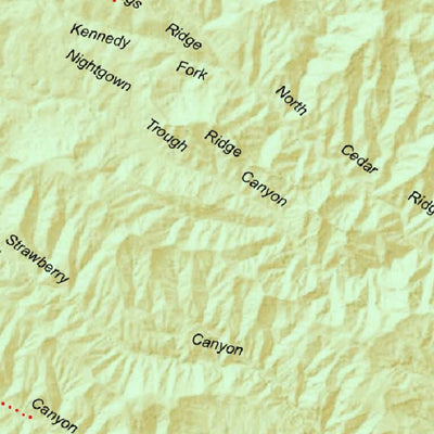 Trusted Trail Maps Inc. Joseph - Aurora Loop Utah digital map