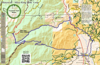 Trusted Trail Maps Inc. Marysvale Utah - Silver King Mine digital map