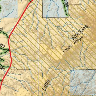 Mount Hillars Loop - Ticaboo Utah Map by Trusted Trail Maps Inc ...