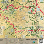Trusted Trail Maps Inc. Mt Pennell Loop - North Lake Powell Utah digital map