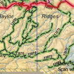 Trusted Trail Maps Inc. Mt Pennell Loop - North Lake Powell Utah digital map